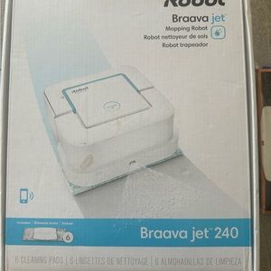 iRobot braava 240 robotic mop! New iRobot battery!